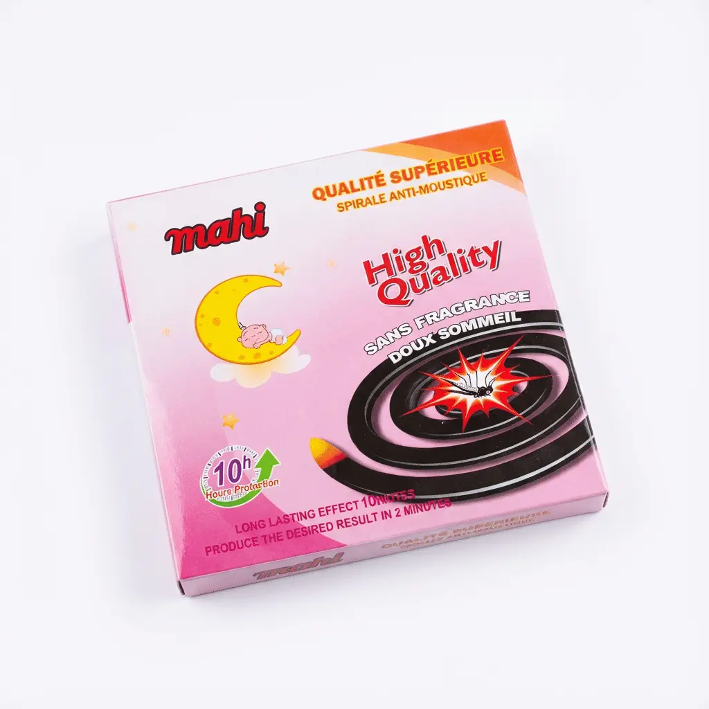 boite spirale antimoustique Mahi vue de dessus